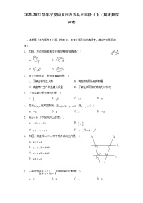 宁夏固原市西吉县2021-2022学年七年级下学期期末考试数学试卷