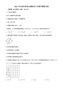 九年级数学下册北师版·山东省青岛市城阳区中考模拟附答案解析