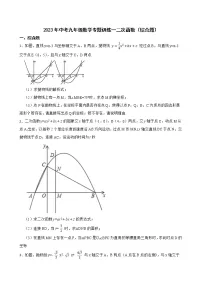 2023年中考九年级数学专题训练 二次函数（综合题）