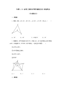 专题1.33 证明三角形全等作辅助方法-连接两点（专项练习）-八年级数学上册基础知识专项讲练（苏科版）