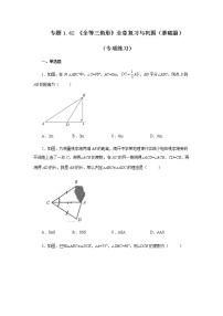 专题1.42 《全等三角形》全章复习与巩固（基础篇）（专项练习）-八年级数学上册基础知识专项讲练（苏科版）