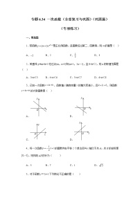 专题6.34 一次函数（全章复习与巩固）（巩固篇）（专项练习）-八年级数学上册基础知识专项讲练（苏科版）