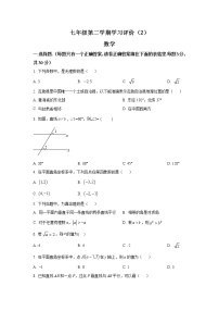 青海省海东市互助县2021-2022学年七年级下学期学习评价（期中）数学试卷(含解析)