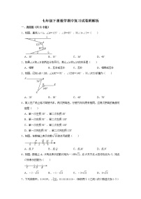 七年级下册数学期中复习试卷附解析