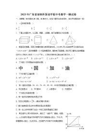 2023年广东省深圳外国语学校中考数学一模试卷（含解析）