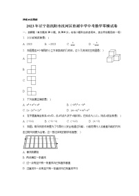 2023年辽宁省沈阳市沈河区育源中学中考数学零模试卷(含解析）