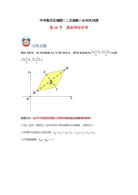 2023年中考数学二轮复习二次函数压轴题专题16 存在性-菱形（教师版）