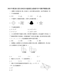 2023年黑龙江省齐齐哈尔市富裕县五校联考中考数学模拟试卷（含解析）