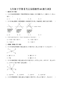 2022-2023年人教版数学七年级下册专项复习精讲精练：考点易错题专题专训（第五、六、七章）