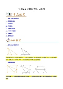 2022-2023年人教版数学八年级下册专项复习精讲精练：专题03勾股定理八大模型（原卷版+解析版）