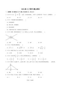 2022.春-麓山国际七下期中考试数学试卷