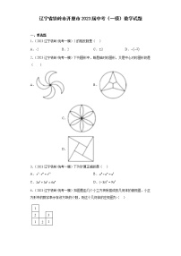 辽宁省铁岭市开原市2023届中考（一模）数学试题