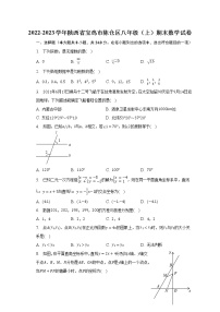 2022-2023学年陕西省宝鸡市陈仓区八年级（上）期末数学试卷（含解析）