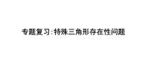 2023年中考数学专题复习课件：特殊三角形存在性问题