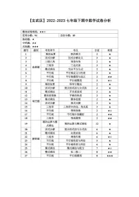 江苏省南京市玄武区四校联考+2022-2023学年七年级下学期数学期中试卷+