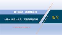 中考数学二轮复习考点精讲课件专题18  函数与线段、面积等最值问题 (含答案)