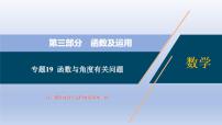 中考数学二轮复习考点精讲课件专题19  函数与角度有关问题 (含答案)