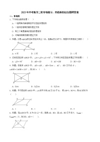 2023年中考数学二轮专项练习：四边形的综合题附答案