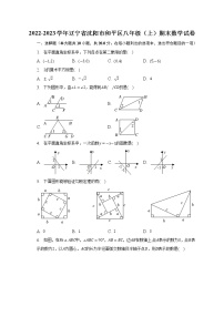 2022-2023学年辽宁省沈阳市和平区八年级（上）期末数学试卷(含解析）