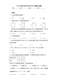 2023年四川省达州市中考二模数学试题