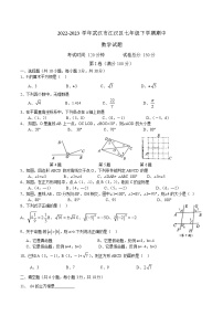 湖北省武汉市江汉区2022-2023学年七年级下学期期中数学试卷（含答案）