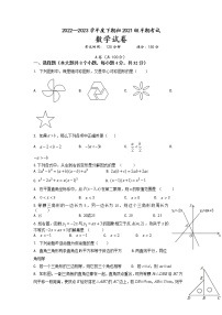 四川省成都市七中高新校区等校联考2022-2023学年八年级下学期数学半期试题