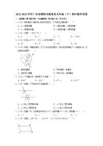 广东省揭阳市惠来县2022-2023学年七年级下学期期中数学试卷