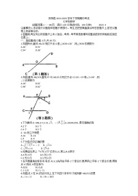 +河南省安阳市安阳县2022-2023学年下学期期中考试七年级数学+