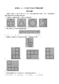 2023年山东省菏泽市东明县中考二模数学试题（含答案）