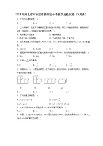 2023年河北省石家庄市桥西区中考数学质检试卷(3月份)(含答案解析)