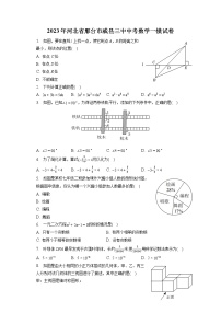 2023年河北省邢台市威县三中中考数学一模试卷（含答案解析）