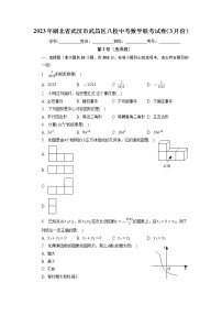 2023年湖北省武汉市武昌区八校中考数学联考试卷