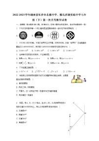 2022-2023学年湖南省长沙市北雅中学、雅礼洋湖实验中学七年级（下）第一次月考数学试卷（含解析）