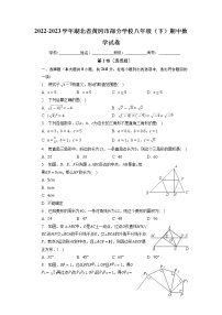 湖北省黄冈市部分学校2022-2023学年八年级下学期期中数学试卷+