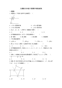 2022-2023学年人教版数七年级下册期中学培优训练