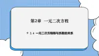 初中数学湘教版九年级上册2.4 一元二次方程根与系数的关系一等奖ppt课件