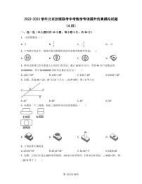 2022-2023学年北京区域联考中考数学专项提升仿真模拟试题（4月5月）含答案