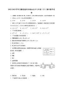 2022-2023学年安徽省宿州市砀山五中七年级（下）期中数学试卷（含解析）