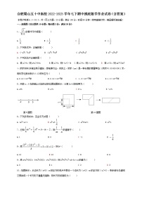 _安徽省合肥市蜀山区第五十中新校2022-2023学年七年级下学期期中摸底数学作业试卷(含答案)