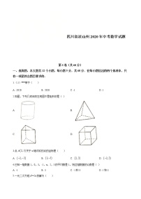 四川省凉山州2020年中考数学试题（原卷版）