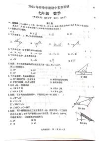 广西壮族自治区南宁市2022-2023学年七年级下学期4月期中数学试题