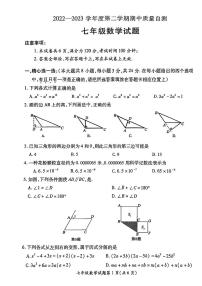 江苏省徐州市铜山区2022_2023学年七年级下学期期中数学试题