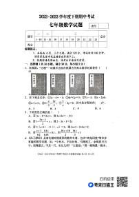 河南省周口市太康县2022-2023学年七年级下学期4月期中数学试题