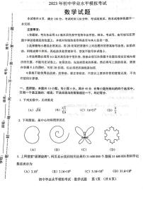 2023年山东省淄博市周村区中考一模数学试题