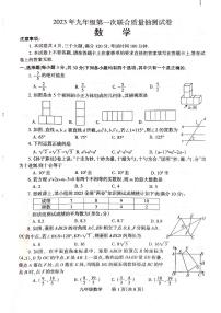 2023年河南省焦作市中考一模数学试题