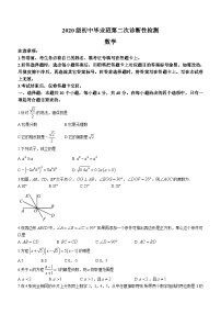 2023年四川省南充市中考二模数学试题(含答案)