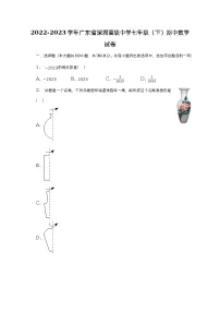 2022-2023学年广东省深圳高级中学七年级(下)期中数学试卷(含解析)