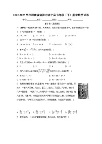 河南省洛阳市洛宁县2022-2023学年七年级下学期期中学情检测数学试卷 (含答案)