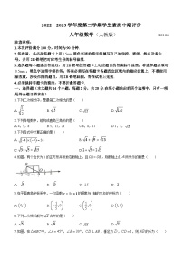 河北省唐山市路北区2022-2023学年八年级下学期期中数学试题 (含答案)