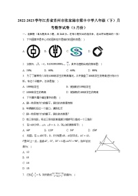 2022-2023学年江苏省苏州市张家港市梁丰中学八年级（下）月考数学试卷（3月份）（含解析）